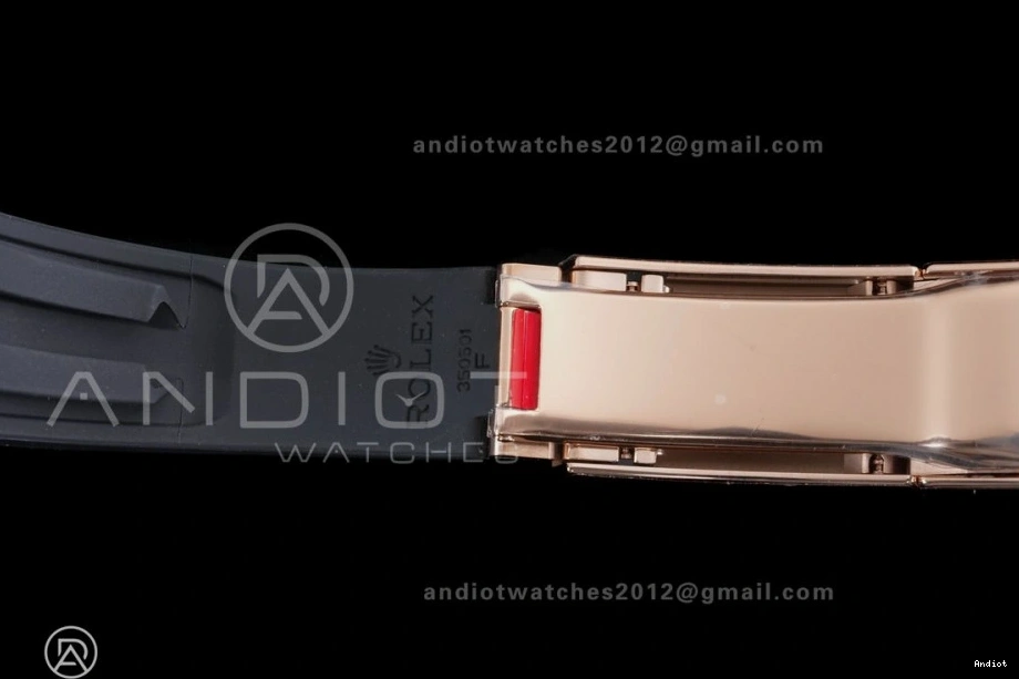 126515 Oyster-flex Best VSF Dial 1:1 On Daytona DD4131 Strap Weight Gain Marker RG Sub-dial Stick Black Edition 0129